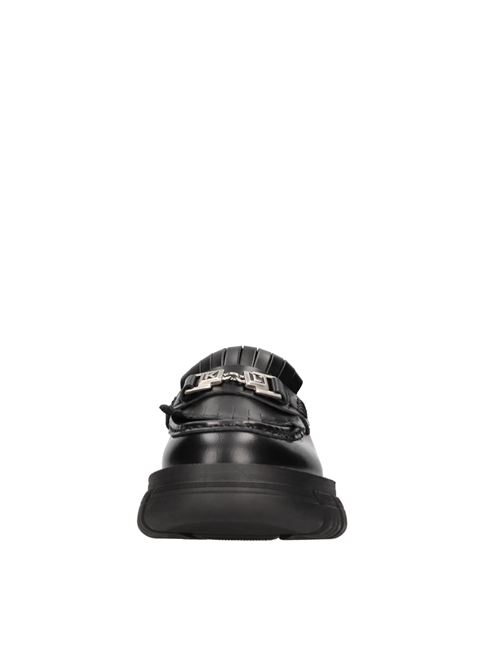 Leather moccasins KARL LAGERFELD | KL43828 000NERO